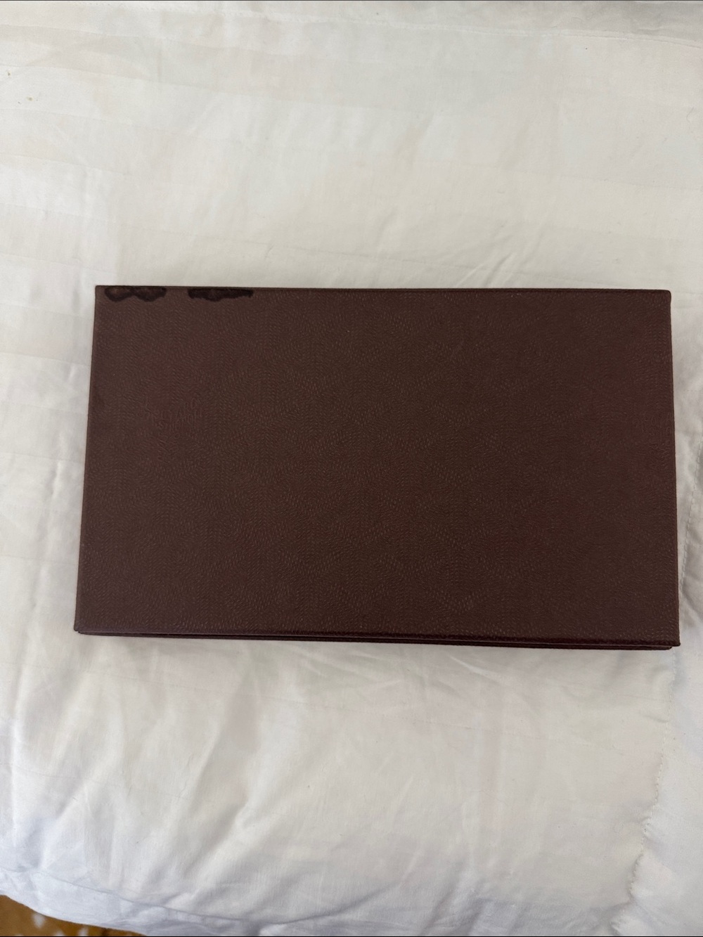 Goyard Brown Box with Yellow insert & Branded Tags and Card - Picture 5 of 5